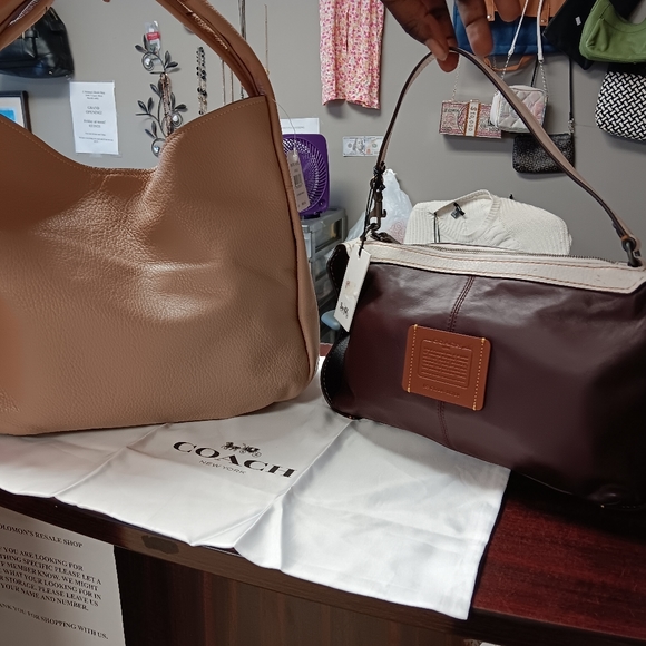 Brand New Nwt Coach Bandit Hobo 39 Bag Beechwood Black Copper F86760 - Picture 5 of 5